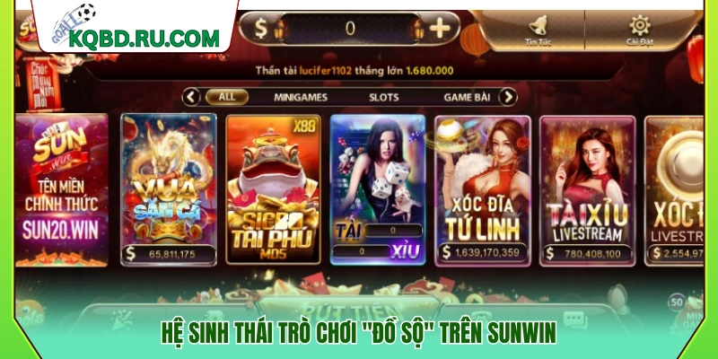 Hệ thống trò chơi đa dạng và phong phú 